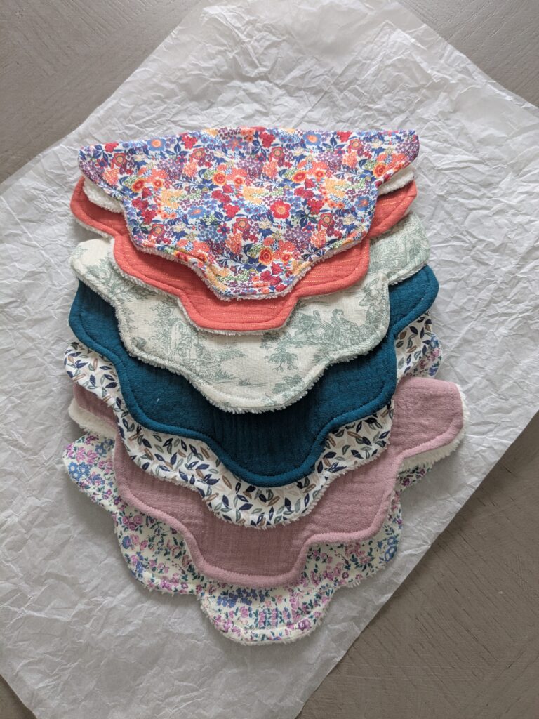 semainier de bavoirs